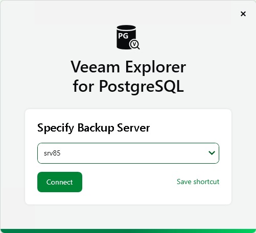 Specify Backup Server