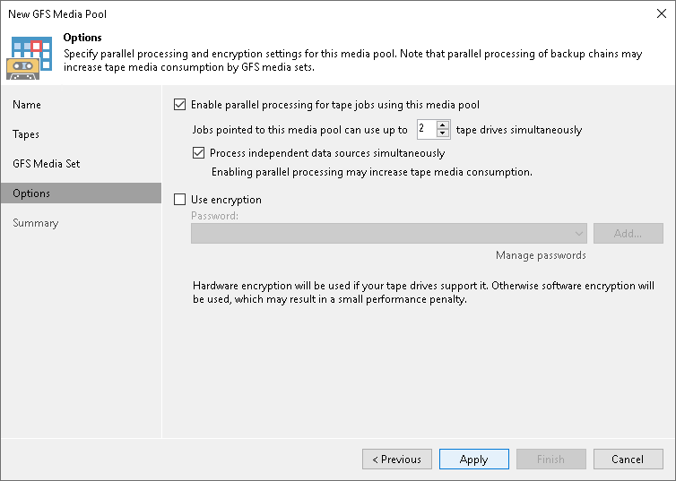 Step 6. Add Optional Media Pool Settings