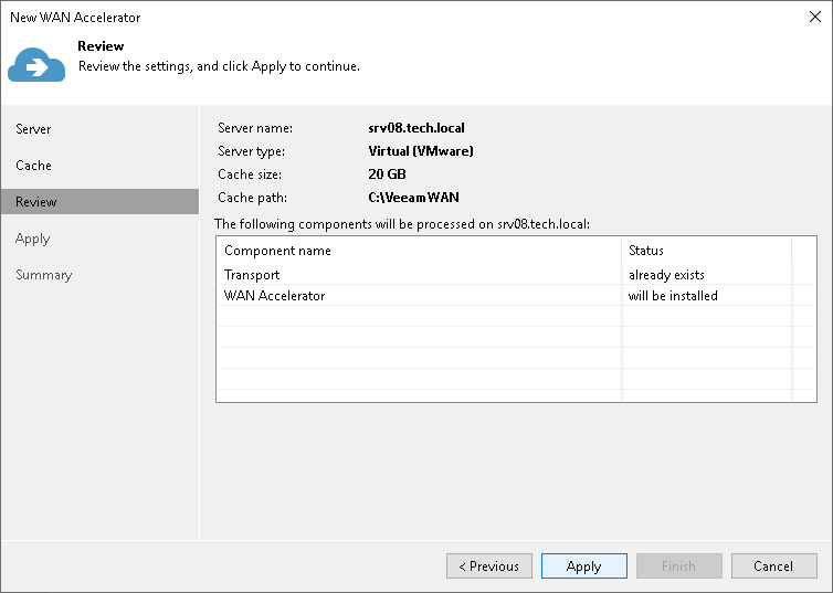 Step 4. Review Components