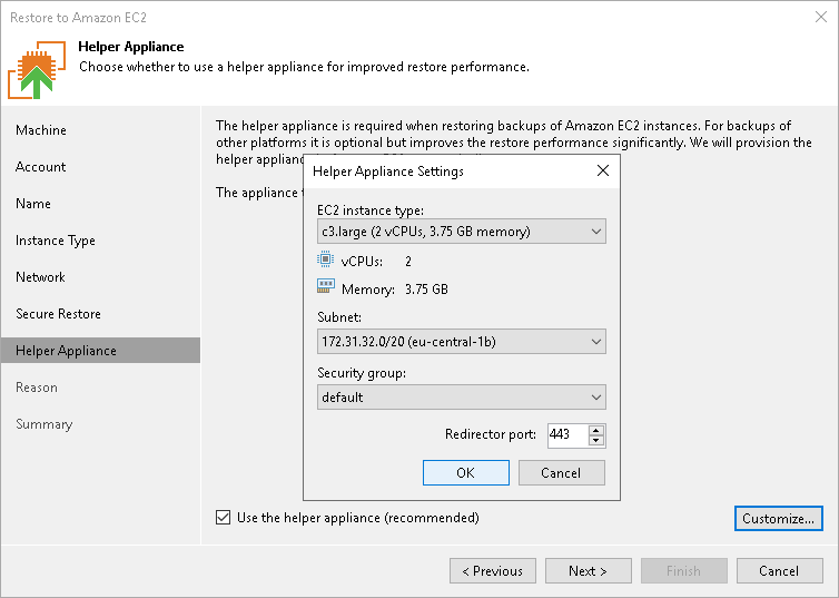 Step 8. Configure Helper Appliance