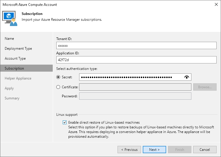 Use New Azure AD Application_2