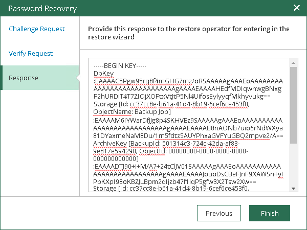 Step 2. Process Request in Veeam Backup Enterprise Manager