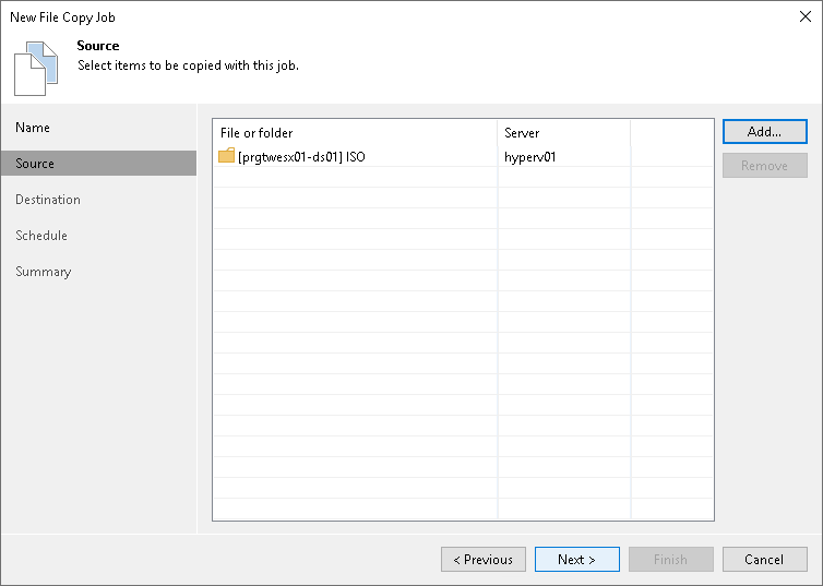 Step 3. Select Files and Folders to Be Copied