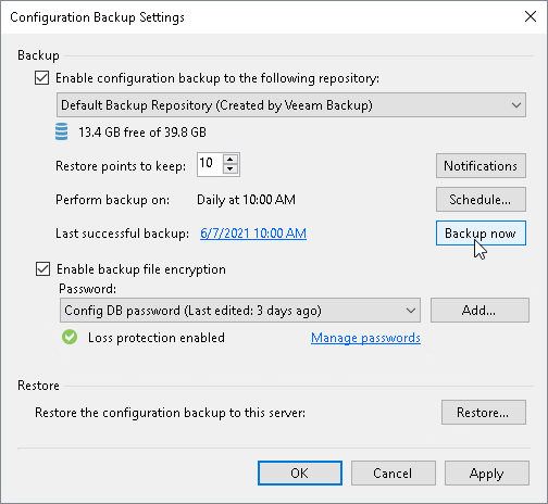 Migrating Configuration Database to PostgreSQL Server