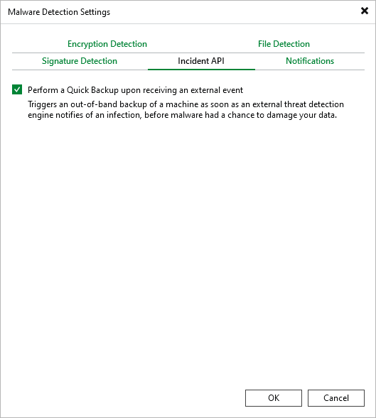 Veeam Incident API