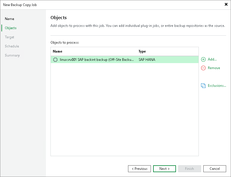 Step 3. Select Backups to Process