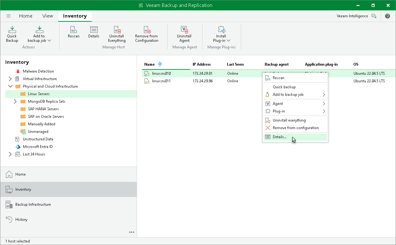 Details of Protected Computer