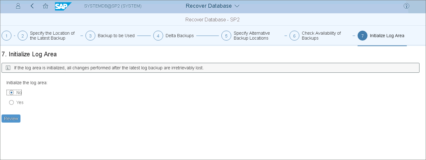 Recovering Tenant Databases with SAP HANA Cockpit