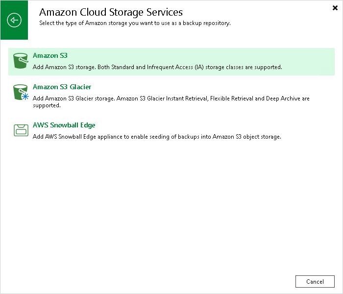 Step 8. Configuring Object Storage Repositories