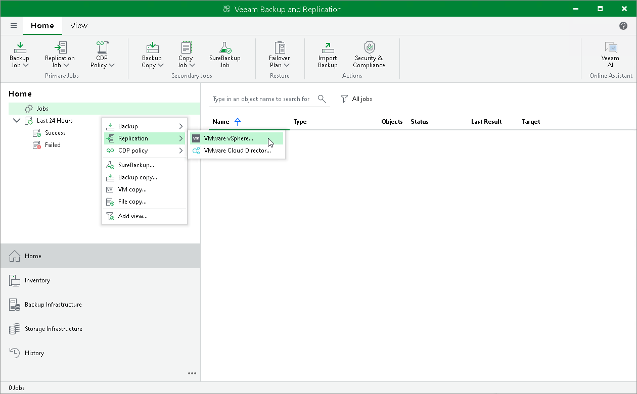 Create Replication Job