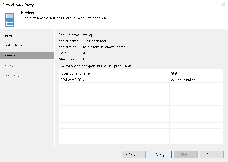 Step 5. Review Components to Install