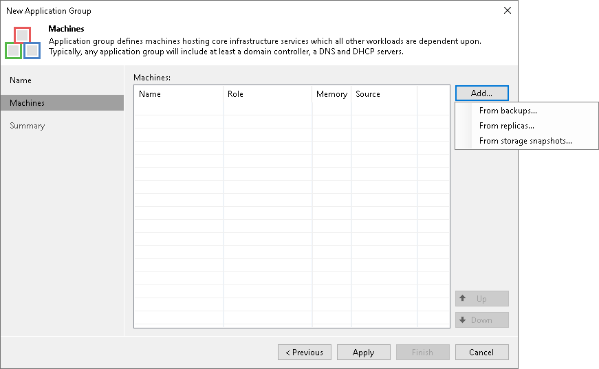 Step 3. Add VMs to Application Group