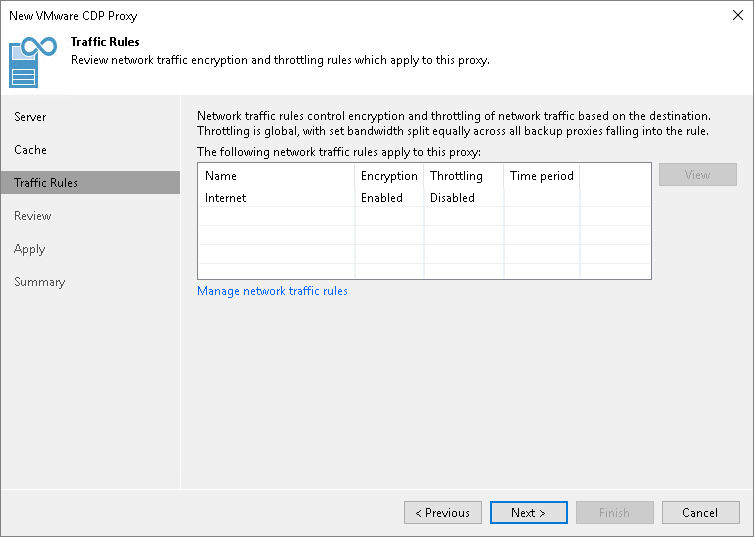 Step 4. Configure Network Traffic Rules