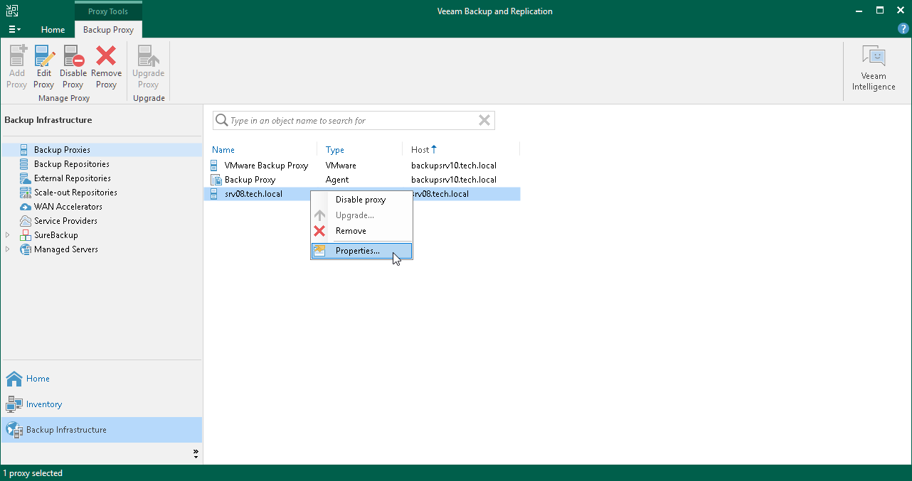 veeam backup proxy best practices