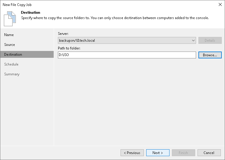 what folders to copy for migrating backup exec 16