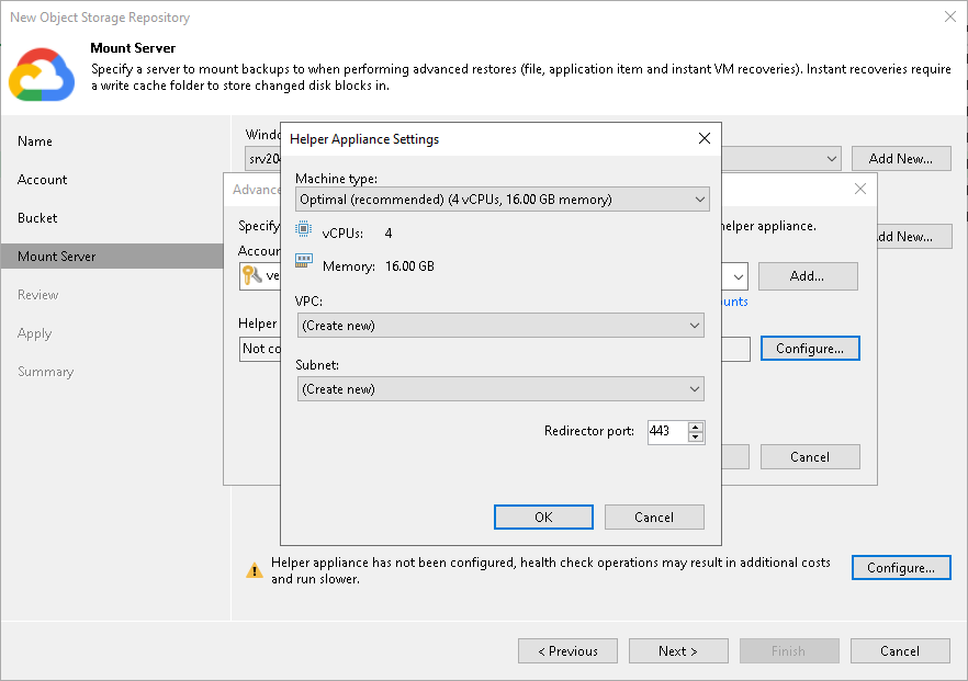 Step 5. Specify Mount Server Settings