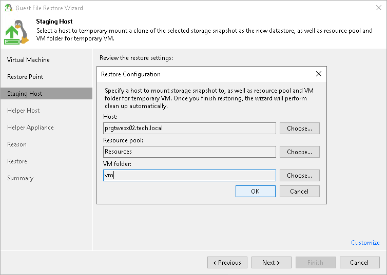 Step 4. Configure Staging Host