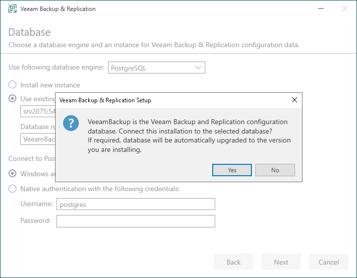 Step 8. Specify Database Engine and Instance