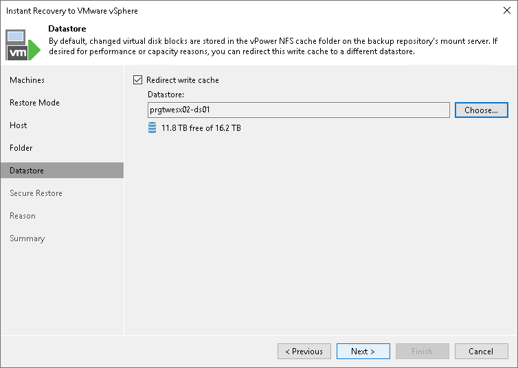 Step 6. Select Destination for Virtual Disk Updates