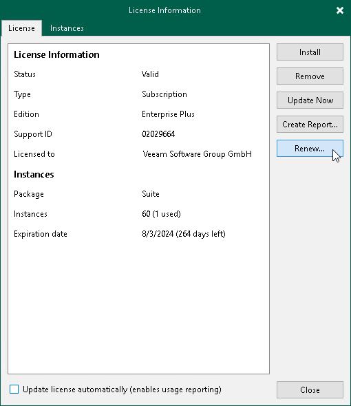 resetting the vmware 6.0 trial period