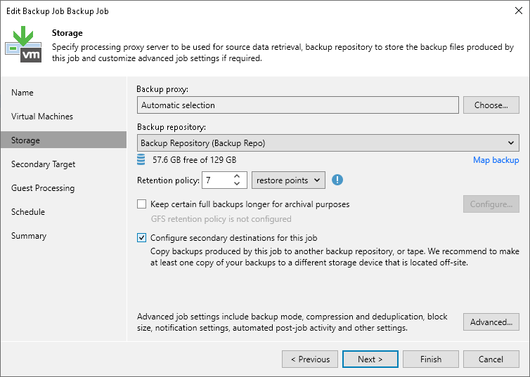 veeam jobs