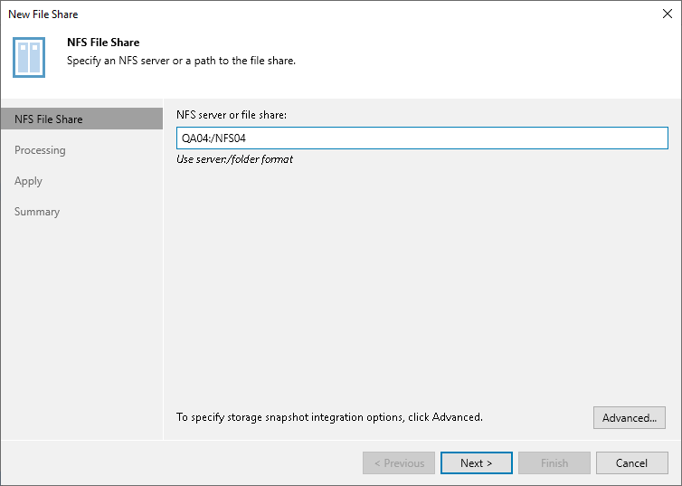 Copying Windows Data to AWS Snowball with NFS