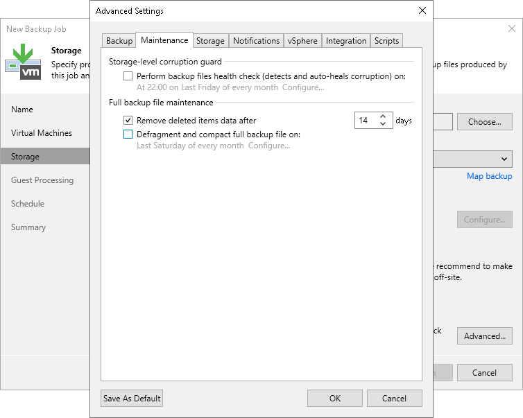 Retention Policy for Deleted VMs