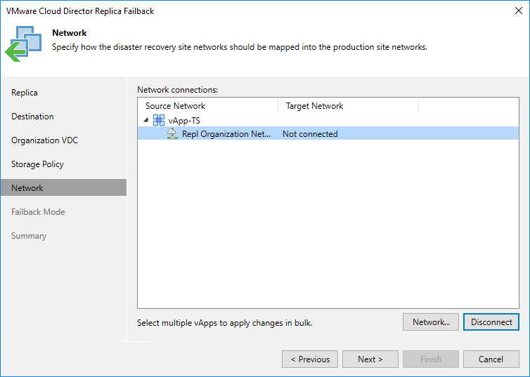 Step 6. Configure Network Mapping