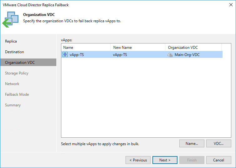 Step 5. Specify Organization VDC_2