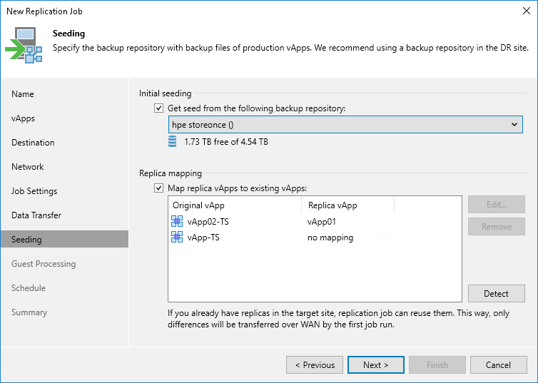 Step 11. Configure Seeding and Mapping Settings