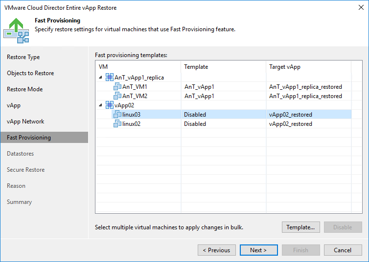 Step 7. Select Template to Link