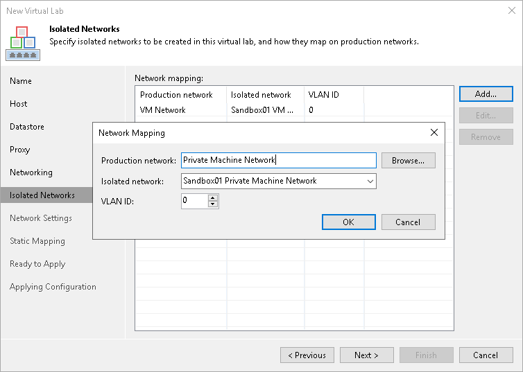 Step 7. Create Isolated Networks