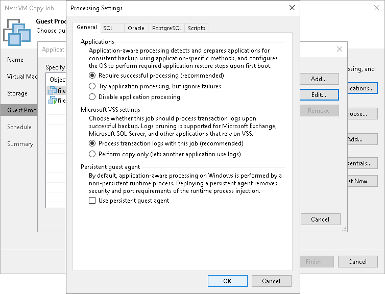 Application-Aware Processing