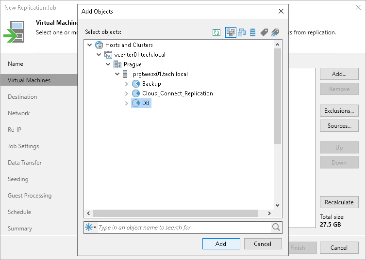 Step 3. Select VMs to Replicate