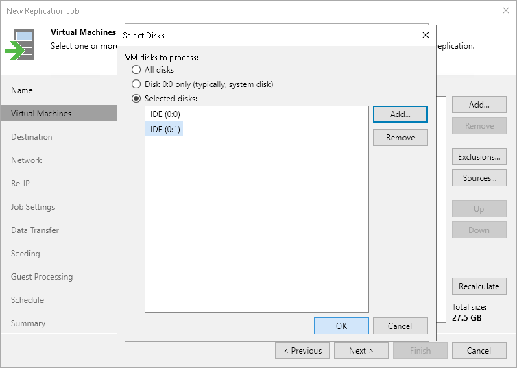 Step 5. Exclude Objects from Replication Job