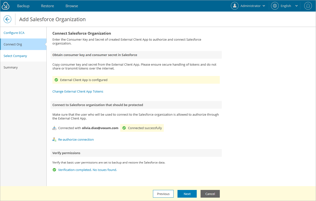 Adding Organizations