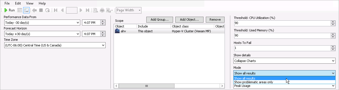 Choose How to Display Report Output