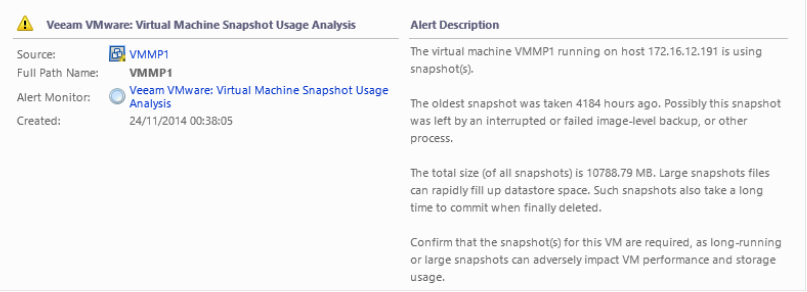 VM Snapshot Analysis