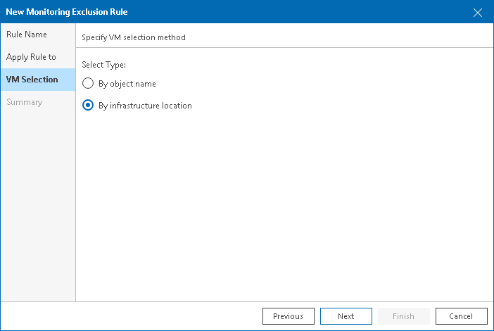 How to Create Exclusion Rule and Add VMs by Location