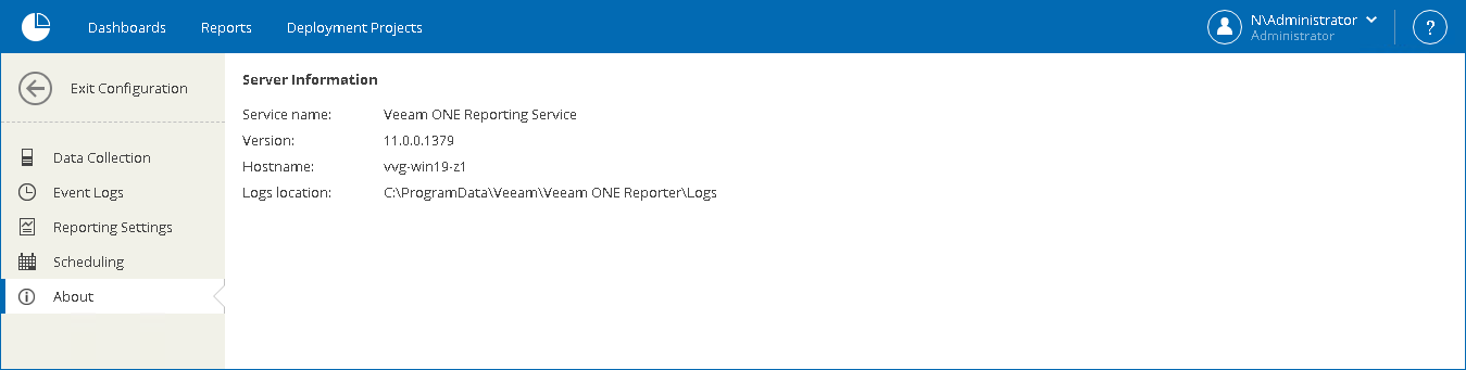 About Veeam ONE Reporter