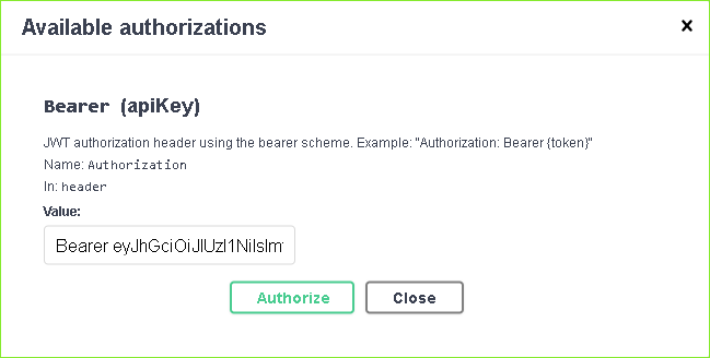 Getting Authorization Tokens