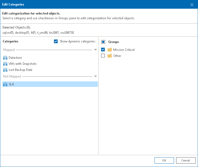 Adding Objects to Groups Manually