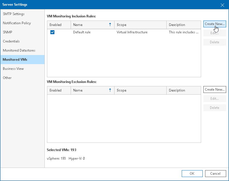 How to Create Inclusion Rule and Add VMs by Name