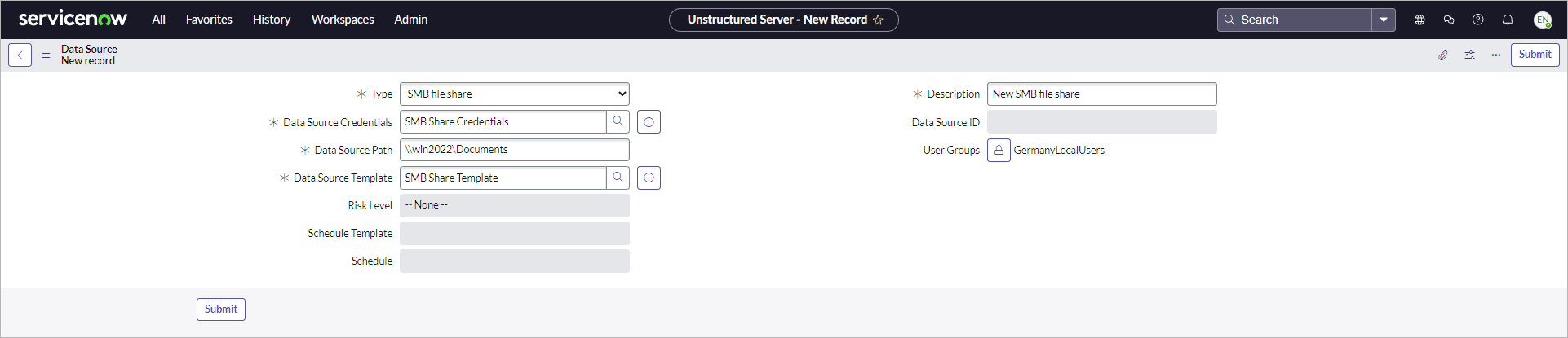 Managing Unstructured Data Sources
