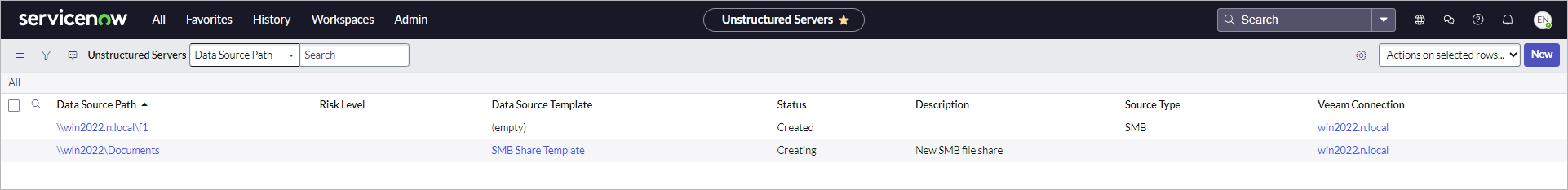 Managing Unstructured Data Sources