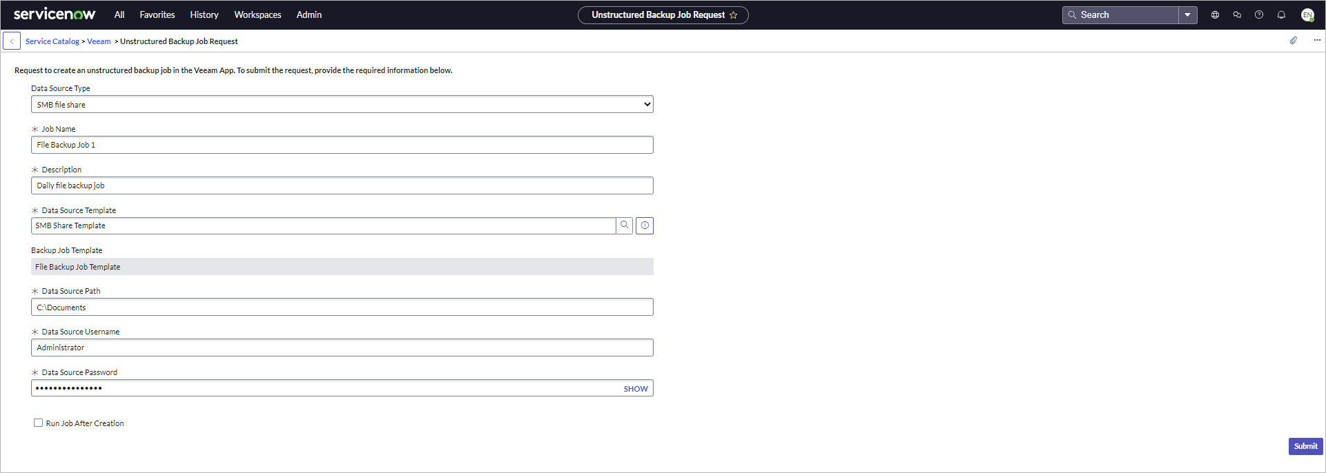 Creating File Backup Jobs
