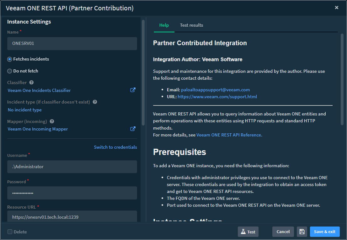 Adding Veeam ONE Instances