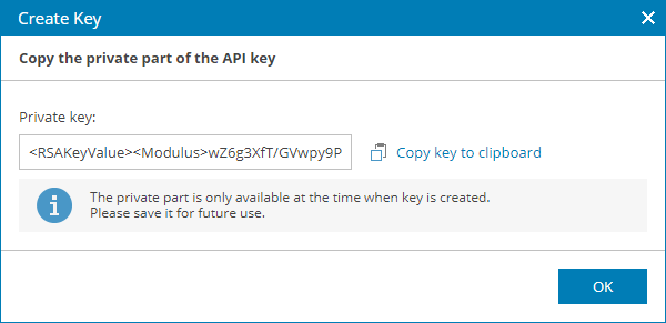 Configuring API Keys