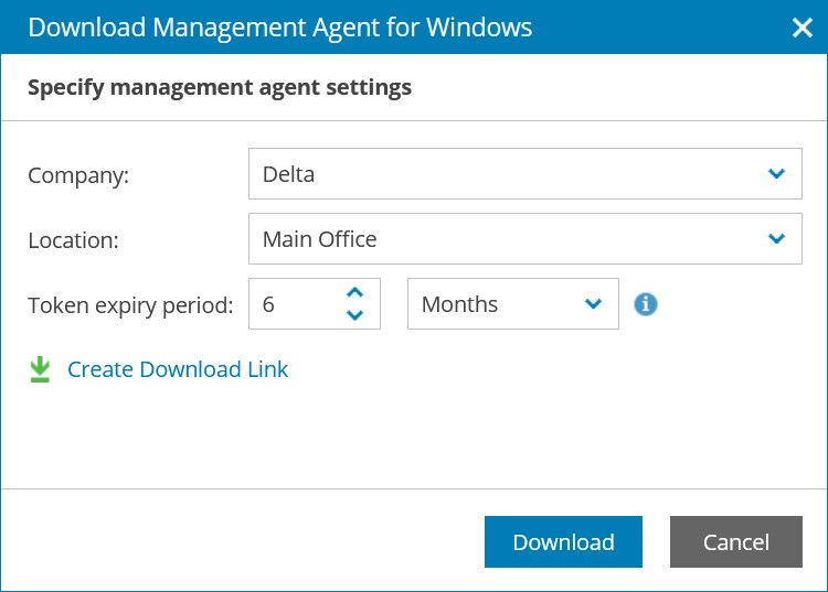Download Management Agent