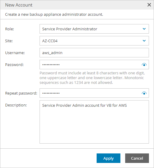 Adding Guest OS Accounts